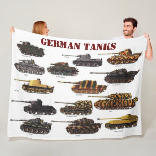 DEUTSCHE TANKS FLEECEDECKE