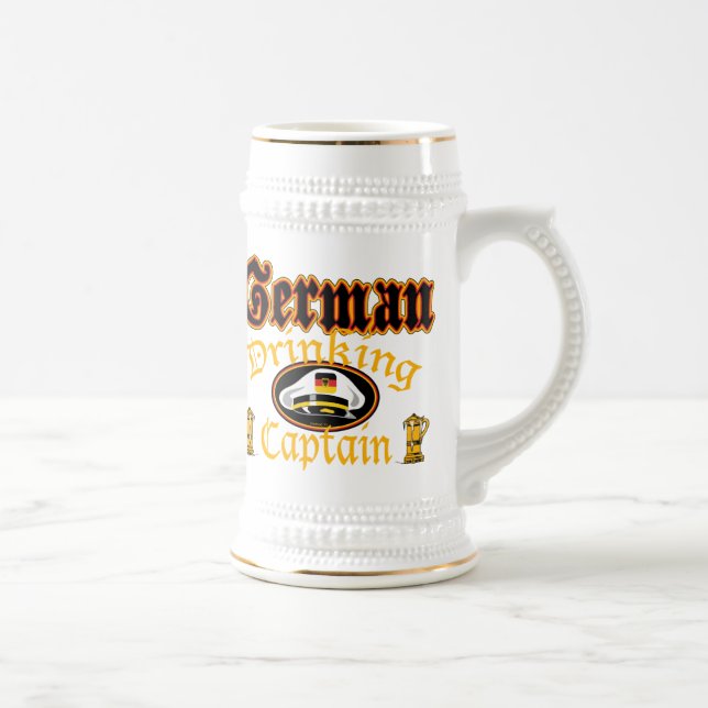 Deutsche trinkende Cptn Tasse (Rechts)