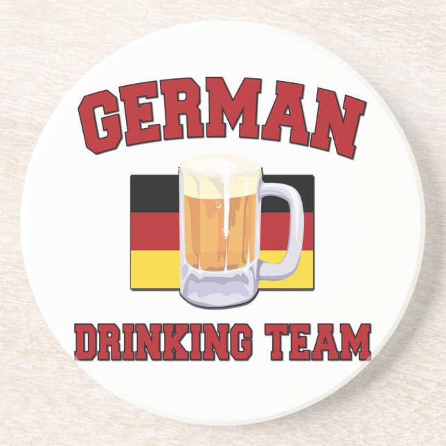 Deutsche trinkende Team-Untersetzer Untersetzer (Vorne)
