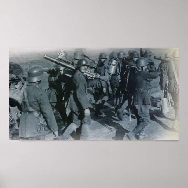 Deutsche Truppen Poster (Vorne)