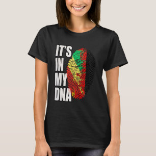 Deutsche und kongolesische DNA-Erbeflagge T-Shirt