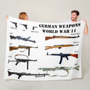DEUTSCHE WAFFEN WW11 (2) FLEECEDECKE