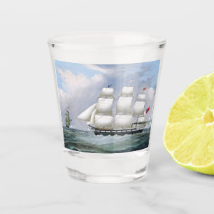 Deutsche Walfänger Diana & Anne 1800 Schnapsglas