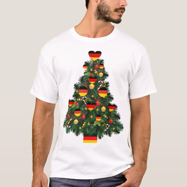 Deutsche Weihnachtsfeiertage aus Deutschland T-Shirt (Vorderseite)