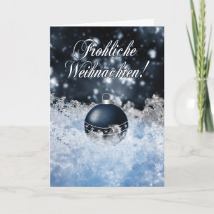 Deutsche Weihnachtskarte - Gesegnete Weihnachten