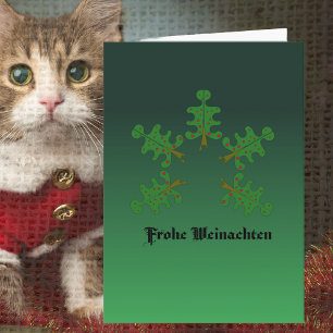 Deutsche Weihnachtskarte Karte