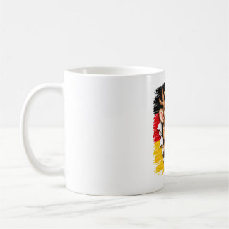 Deutsche Weihnachtsrentier Kaffeetasse
