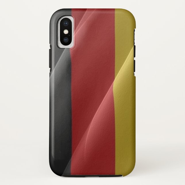 Deutsche Wellenflagge - Case-Mate iPhone Hülle (Rückseite)