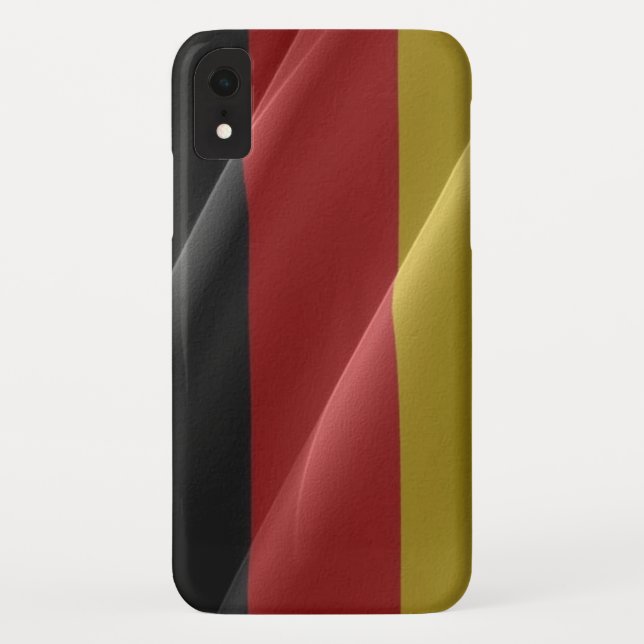 Deutsche Wellenflagge - Case-Mate iPhone Hülle (Rückseite)