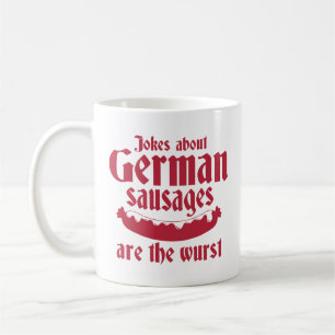 Deutsche Würste Kaffeetasse