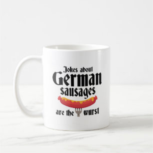 Deutsche Würste Kaffeetasse
