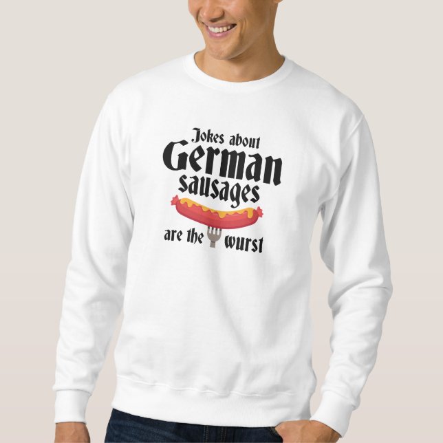 Deutsche Würste Sweatshirt (Vorderseite)