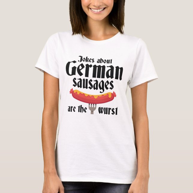 Deutsche Würste T-Shirt (Vorderseite)
