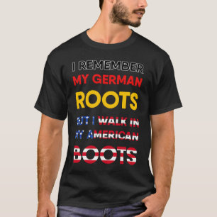 Deutsche Wurzeln Erbe Pride Half Ge T-Shirt