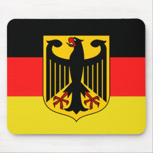 Deutscher Adler, deutsche Flagge Mousepad