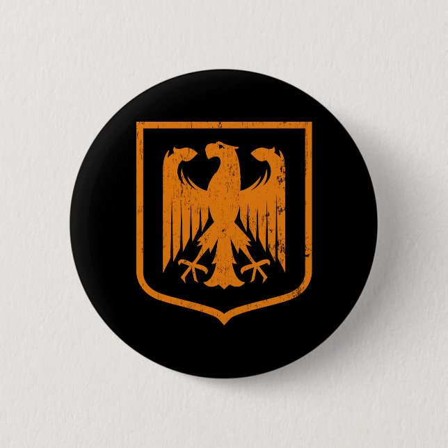 Deutscher Adler - Deutschland Wappen Button (Vorderseite)