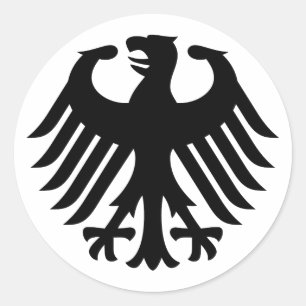 Deutscher Adler Runder Aufkleber