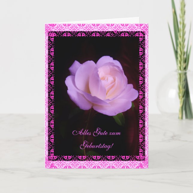 Deutscher: Alles Gute zum Geburtstag: Alles Gute Karte (Vorderseite)