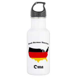 Deutscher Amerikaner Oma - Oma - Großmutter Edelstahlflasche