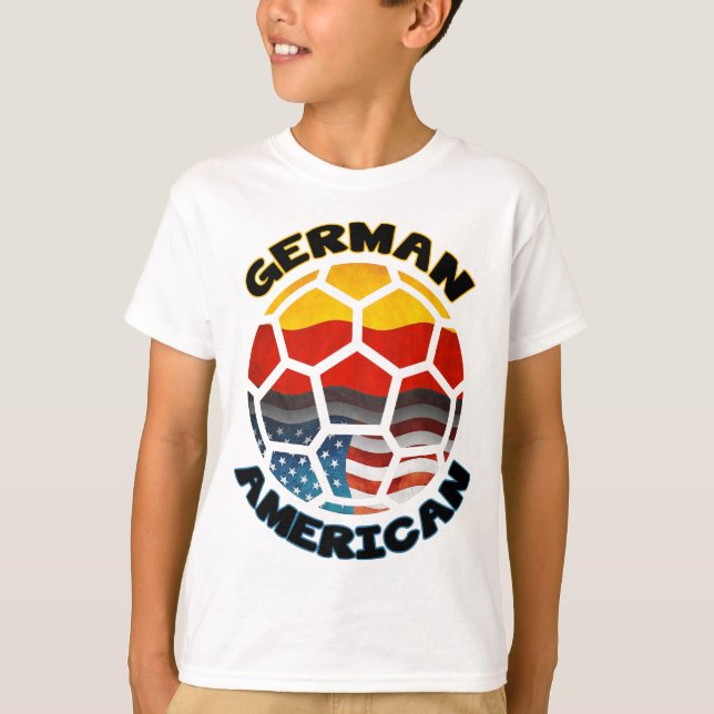 Deutscher amerikanischer Fußball T-Shirt (Vorderseite)