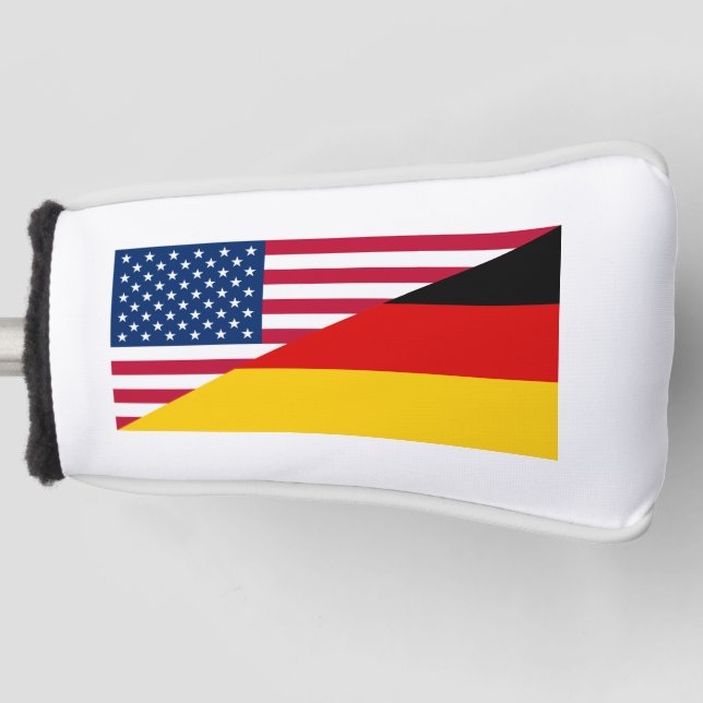 Deutscher amerikanischer Prix - Deutschland Flagge Golf Headcover (Vorderseite)