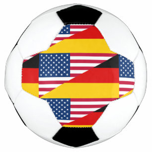 Deutscher amerikanischer Stolz - Deutschland Flagg Fußball