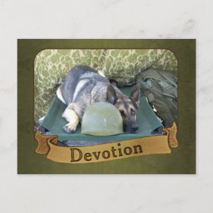 Deutscher Armeeheld Postkarte