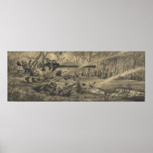 Deutscher Artilleriejäger Poster