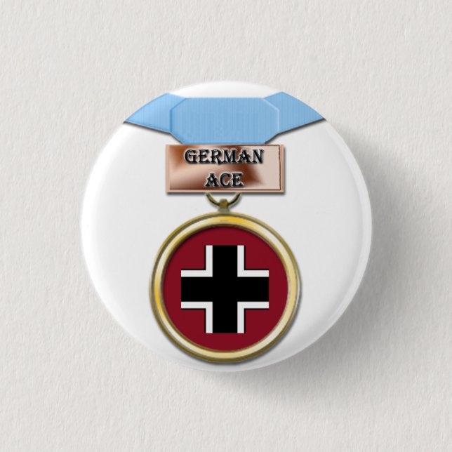 Deutscher Asmedaillenknopf Button (Vorderseite)