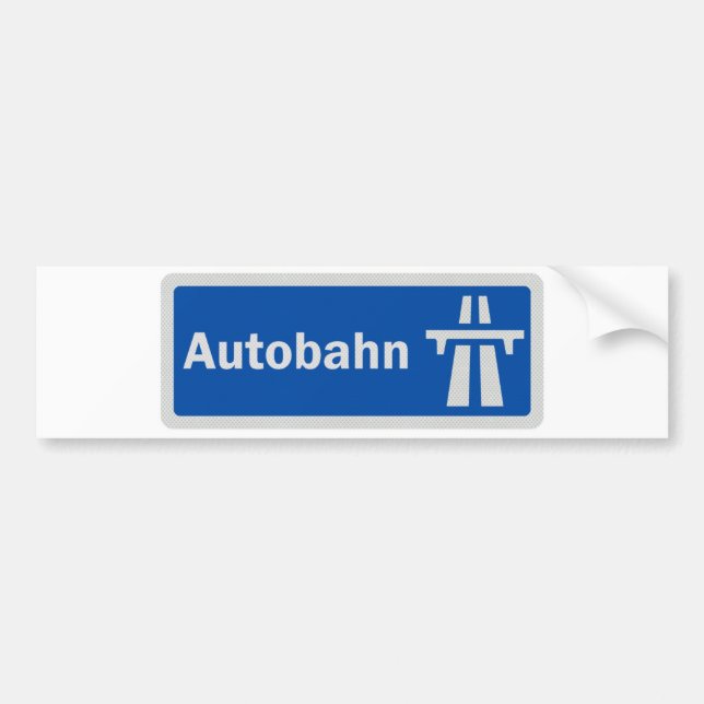 Deutscher Autoaufkleber (Vorne)