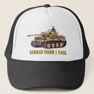 DEUTSCHER BEHÄLTER DES TIGER-1 TRUCKERKAPPE