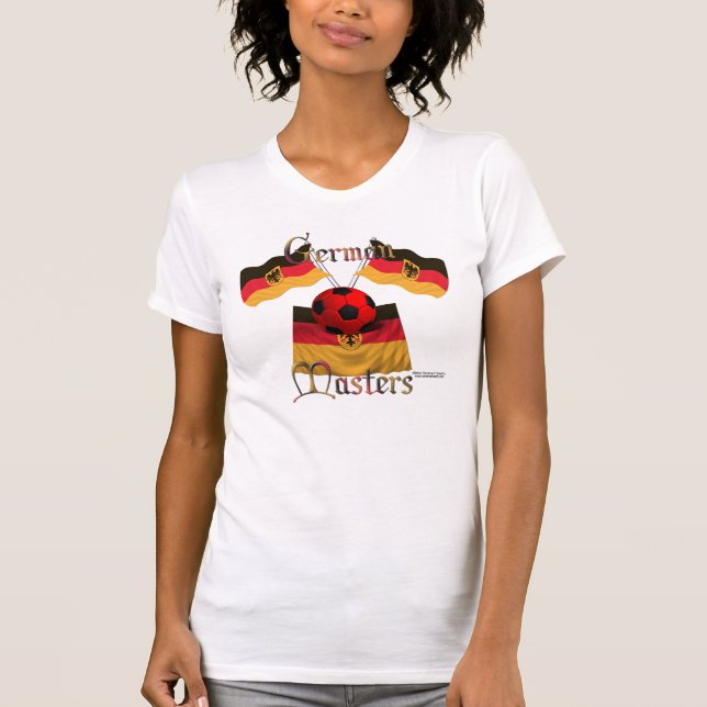 Deutscher beherrscht Damen-Petite Shirt (Vorderseite)