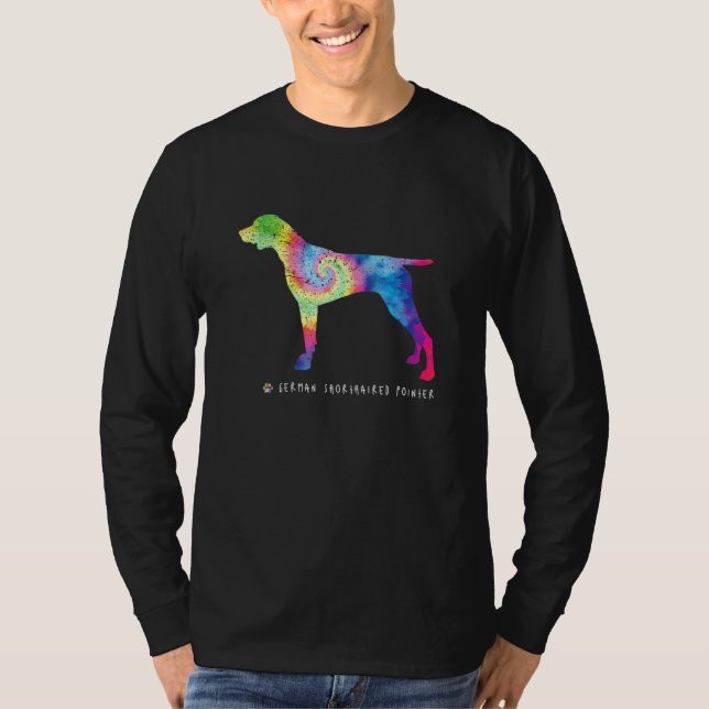 Deutscher Besitzer eines kurzhaarigen Pointer Pupp T-Shirt (Vorderseite)