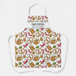 Deutscher Bierbrauer Koch Oma's Kitchen Custom Schürze