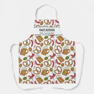 Deutscher Bierbrauer Koch Oma's Kitchen Custom Schürze