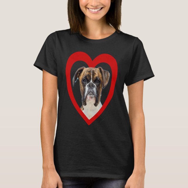 Deutscher Boxer  Dog Heart   Boxer  German Boxer T-Shirt (Vorderseite)