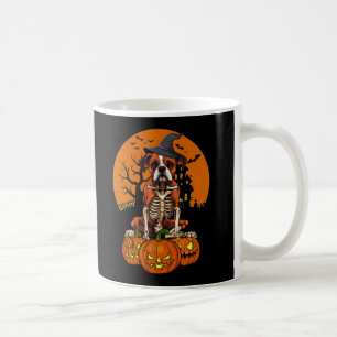 Deutscher Boxerhund Halloween Kaffeetasse
