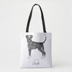 Deutscher Boxerhund in Schwarzweiß & benutzerdefin
