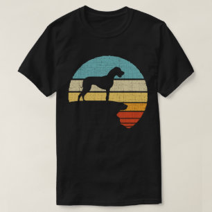 Deutscher Dogge Besitzer Retro Vintage 60er 70er H T-Shirt