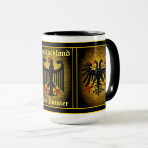 Deutscher Doppeladler/Deutschland-Pelz Tasse