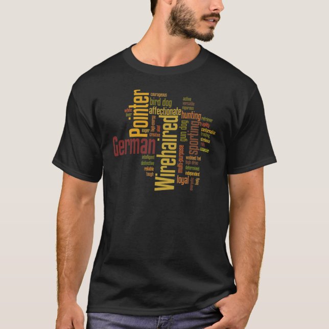 Deutscher Drahthaar-Zeiger T-Shirt (Vorderseite)