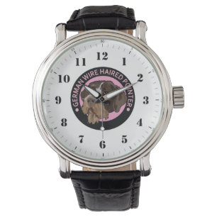 Deutscher Drahthaarzeiger Armbanduhr