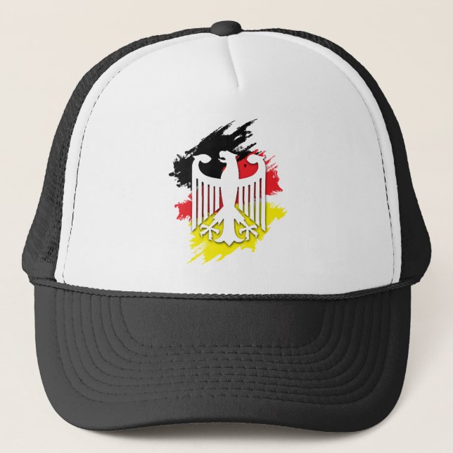 Deutscher Eagle Truckerkappe (Vorderseite)