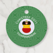 Deutscher Engel Weihnachtsflagge Personalisiert