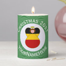 Deutscher Engel Weihnachtsflagge Personalisiert