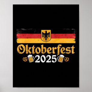 Deutscher Flaggenadler 2025 Vintages Festival Scha Poster