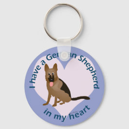 Deutscher Hirte in meinem Herzen Schlüsselanhänger