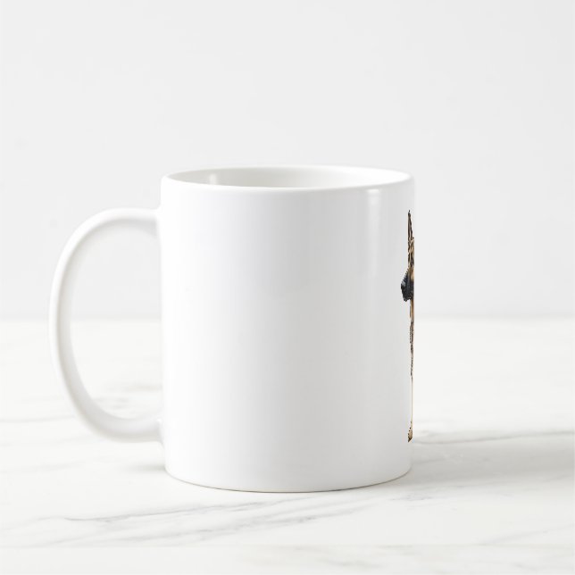 Deutscher Hirte Kaffeetasse (Links)