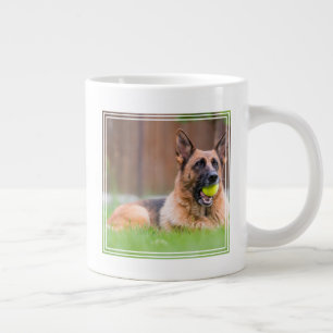 Deutscher Hirte mit Tennisball Jumbo-Tasse