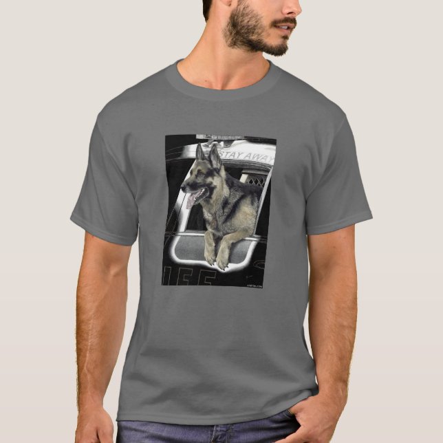 Deutscher Hirte - Shirt - "K9 Ronin" (Vorderseite)